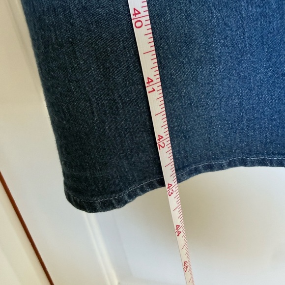 Romantic Denim Country Cowgirl Cottagecore Boho Strappy Dress size 10 - Picture 4 of 9